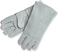 Leather welding gloves - 12 pair (one dozen)