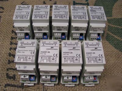 Lot of (9) AQA61.20 siemens/landis & staefa transducers