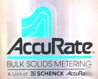 2â€ schenck accurate ss screw feeder, series 600 (4823)