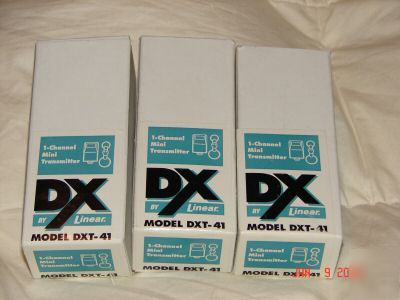 6 assorted linear alarm dxt transmitters 5 panics 1 dr