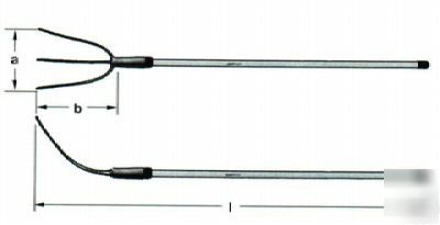 New ampco F3 hay fork non-sparking non-magnetic 65.25