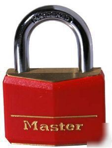 New master lock 144DCM brand red padlock new