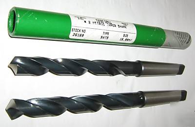 Precision 2 metric #2 tapered shank drill bits 16. 16.5