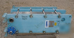 Used: apv plate heat exchanger, model R57. approximatel
