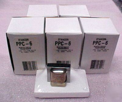 New lot of 5 stancor ppc-6 printed circuit transformers 