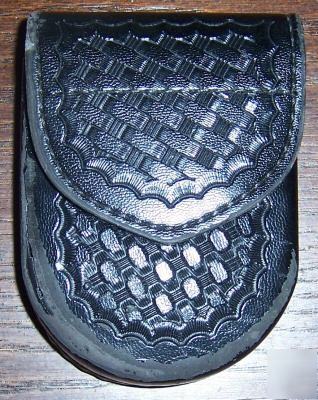 Safariland handcuff pouch leather 90V 90 v basketweave