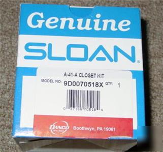 Sloan closet kit a-41-a commercial flush valve repair