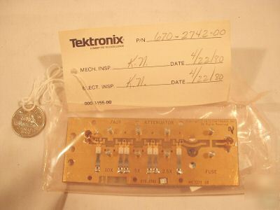 Tektronix attenuator board p/n 670-2742-00