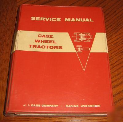 Factory case 1200 traction king tractor service manual