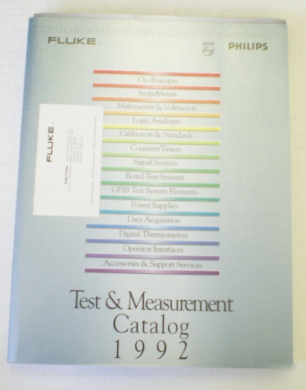 Fluke test & measurement catalog Â©1992
