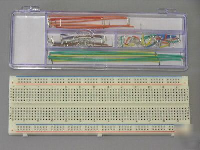 New solderless breadboard 830 tie points + jumpwires