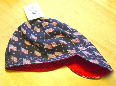 New usa flag american mini stars welding hat 7 3/8