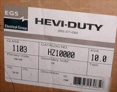 Sola hevi-duty hsz series 10 kva transformer HZ10000
