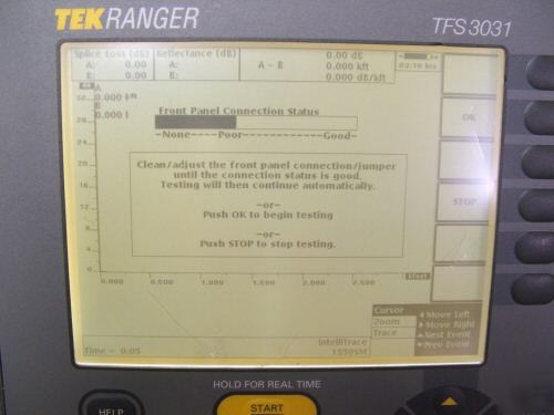 Tektronix tekranger TFS3031 fiber singlemode otdr