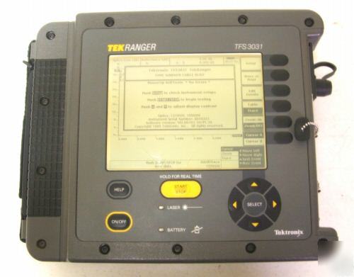 Tektronix tekranger TFS3031 fiber singlemode otdr