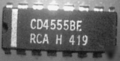 (50)CD4555BE dual binary 1/4 decoder/demux 4555,dip,nos