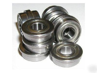 10 bearings 9MM x 17MM 5MM flanged ball bearing 9X17X5