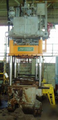 40 ton ph hyd & automation inc 4-post trim press #23386