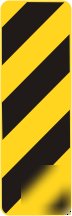 Type iii object marker warning sign right hazard 12X36