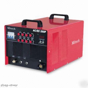 Ac/DC250P ac/dc tig welder rated input current of 9.6A