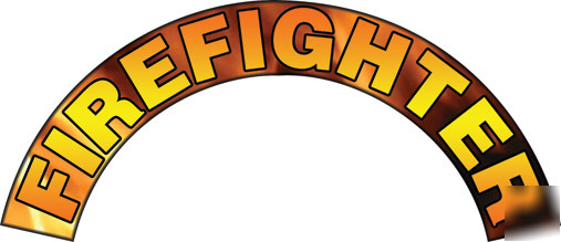 Firefighter flames helmet crescent-firefighter