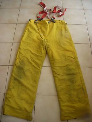 Firefighter pants 34X36 fireman turnout bunker gear 66