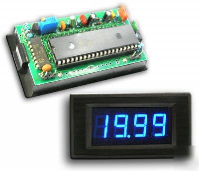 New blue led dc 20V digital volt meter power 6-15V