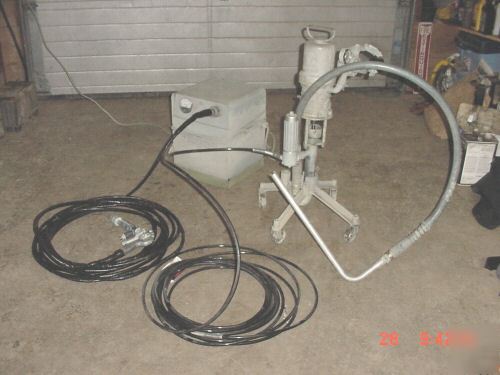 Ransburg electrostatic airless paint system graco pump