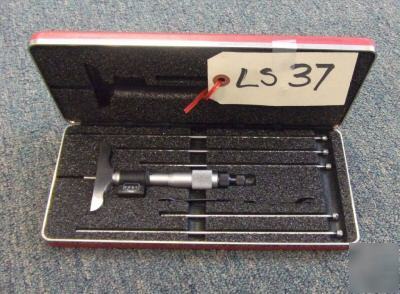Starrett digital micrometer depth gauge 446AZ-6RL LS37