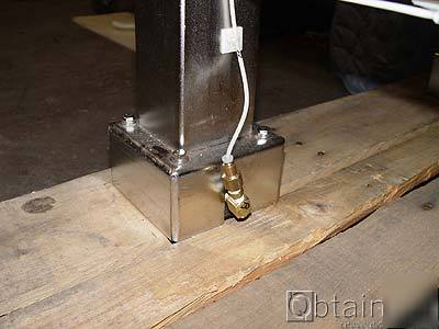 Isolation vibration table stainless steel