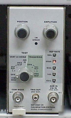 Tektronix tek 067-0587-01 cal fixture for 7000 mf