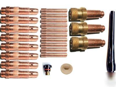 Master accessory kit mak-2SA for 17, 18 & 26 tig torch