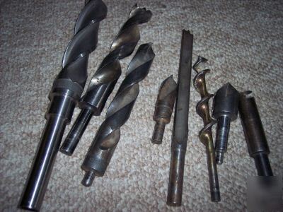 Bits for drill press lot of 8 - vintage patternmaking