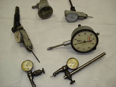 Lot of dial indicators 6 starrett