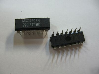 1000PCS p/n MC74F08N ; ic,74F fast ttl logic, motorola