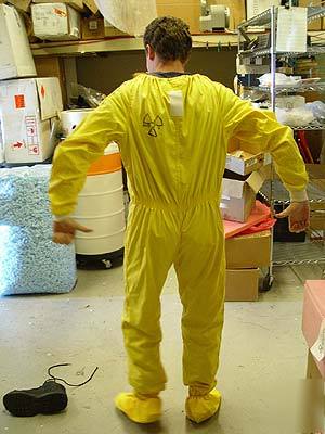 2 ea. coveralls, radioactive contaminants, protective