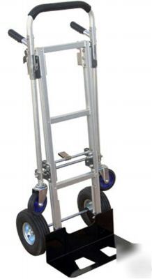 440/660LBS 2-way alumnium hand truck convertible dolly 