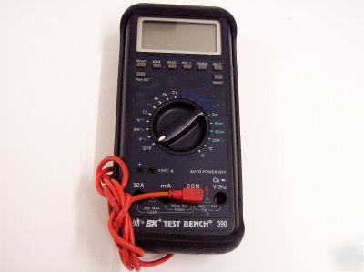 Bk b&k test bench multimeter 390, used missing neg wire