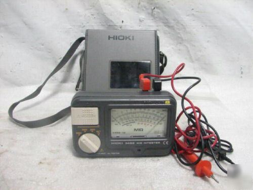 Hioki digital megohm insulation hitester model 3452