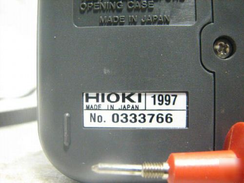 Hioki digital megohm insulation hitester model 3452