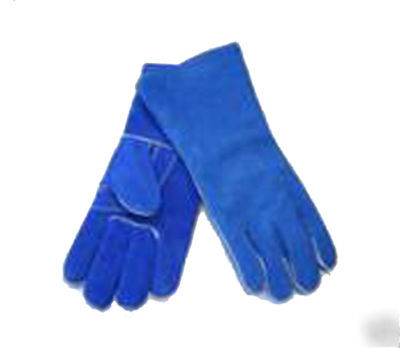 Kevlar thread premium leather gloves welding grill work