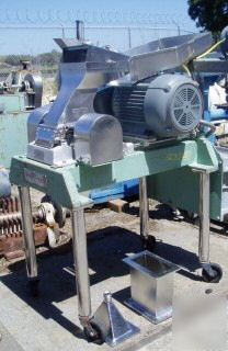 Mill, fitz, mdl D6, s/st, 7-1/2 hp, portable