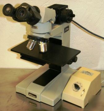 Nikon optiphot-m metallurgical industrial microscope