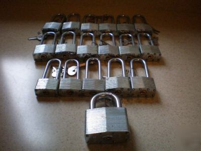 Padlocks / lustre line / laminated / assortment