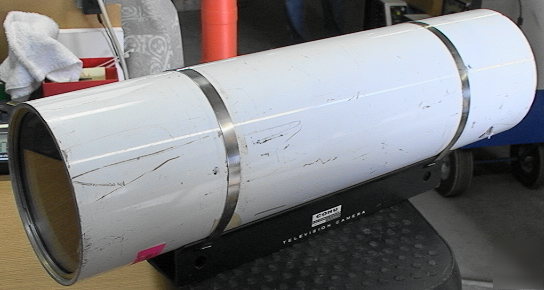 Video camera environmentally sealed inert gas tube encl