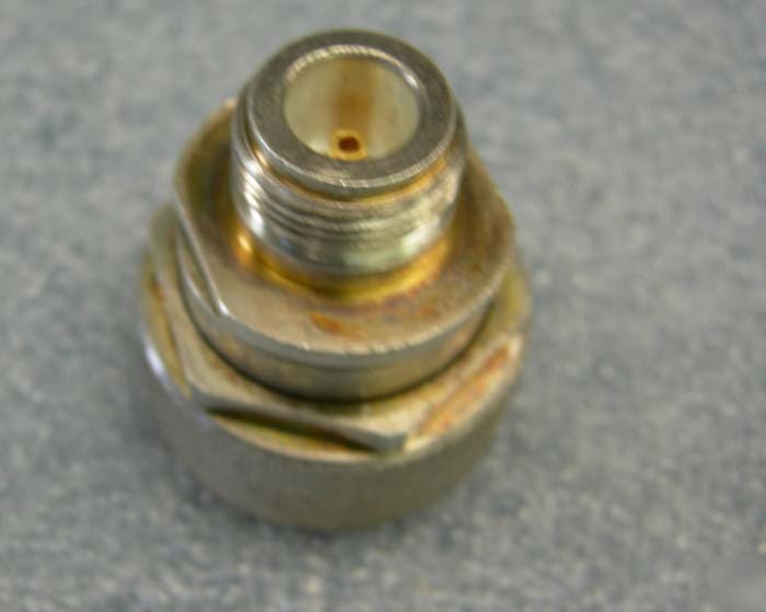 N-female to din-male adapter adaptor gold contacts