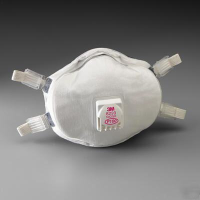 3M 8293 P100 respirator w/valve - case/20 mask 3M8293