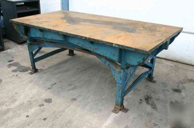 8' x 4' cast iron surface plate