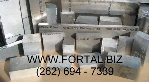 FortalÂ® hr aluminum plate 1.811 x 2 7/8 x 12 3/4 