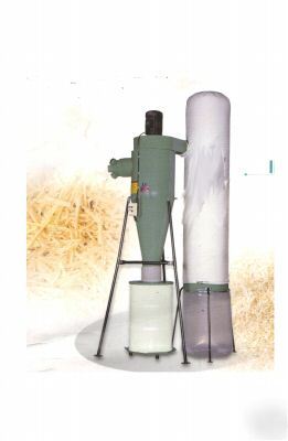 Accura 2 stage 3 hp 1 ph cyclone dust collector #3230